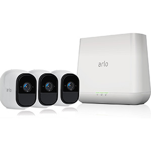 Recevez 3 caméras de sécurité HD avec le système de sécurité Pro sans-fil de Arlo.